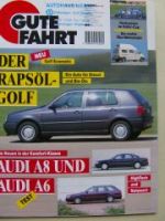 Gute Fahrt 8/1994 Audi A8 4.2, A6 Avant, Vento Dauertest