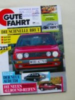 Gute Fahrt 4/1990 Golf2 G60,GTI,16V,Typ 44 Avant,Golf Cabrio