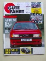 Gute Fahrt 8/1990 T4,Jetta Methanol,Porsche 911 Cabrio C4