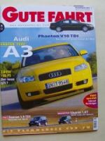 Gute Fahrt 5/2003 Audi A3, VW Phaeton V10TDI,Touran 1.9TDI