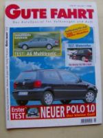 Gute Fahrt 11/1999 Audi A6 Multitronic,TT Roadster +MTM,Beetster