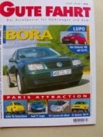Gute Fahrt 10/1998 911 C4 (996),VW Lupo, Bora,A3 Quattro