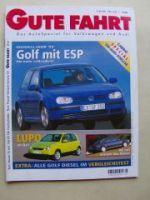 Gute Fahrt 5/1998 VW T4 TDI, Passat 1.8 syncro, Porsche 911 GT3