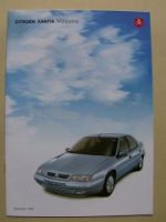 Citroen Xantia Millèsime Prospekt Dezember 1999 NEU