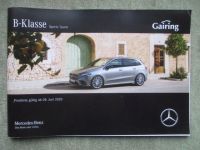 Mercedes Benz B250e W247 160d-220d B160-250 4Matic Preisliste 8.Juni 2020