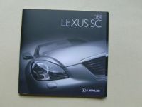 Lexus SC Prospekt +Preisliste November 2008 NEU