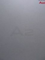 Audi A2 Prospekt September 1999 NEU