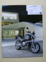 BMW R 1200 R Prospekt September 2008 +Preise 2010