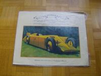Irving-Napier-Lion 1929 Weltrekord Golden Arrow Kunstdruck