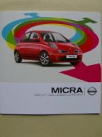 Nissan Micra Prospekt September 2009 +Preisliste 2010 NEU