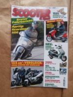 Scooter & Sport 1/2003 Aprilia Altantic 125/200,Peugeo Speedfight 100,MBK Kilibre 300,