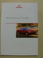 Honda Civic Coupè Prospekt Oktober 1998 NEU