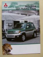 Mitsubishi GDI Pajero Pinin November 1999 NEU