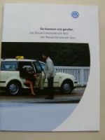 VW Passat Limousine +Variant TAXI Prospekt April 1998 NEU