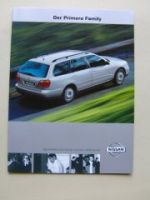 Nissan Primera Family Prospekt Juli 2000 NEU