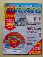 Camping,Cars& caravans 2/2006 TEC Tour live 400DB,320d, 535d