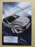 Mazda 3 90TH Anniversary Prospekt Juli 2010 +Preisliste NEU