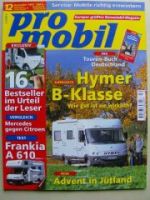 pro mobil 12/1997 Hymer B-Klasse,Frankia A610, La Strada