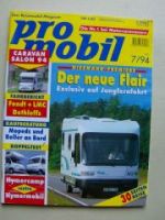 pro mobil 7/1994 Concorde 790, Dautertest: VW T4 Multivan Syncro