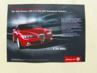 Alfa Romeo 159 2.2 JTS 16V Selespeed Turismo Prospektblatt