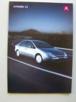 Citroen C5 Limousine Prospekt Juni 2001 NEU