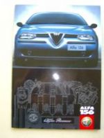 Alfa Romeo 156 Prospekt September 1999 NEU