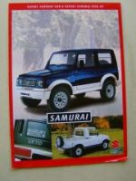 Suzuki Samurai Van & Pick Up Prospekt September 1999