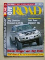 Off Road 10/2003 Cherokee Renegade 2.8CRD, Discorvery Td5