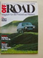 Off Road 6/1981 Subaru Staion, Daihatsu F55 Pick Up, Panda 4X4