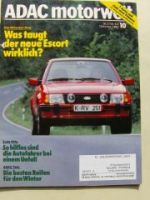 ADAC motorwelt Oktober 1980 Ford Escort, VW Golf1,Audi 80