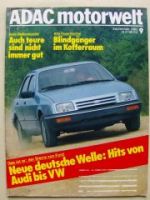 ADAC motorwelt September 1982 Ford Sierra,Toyota Tercel