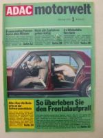 ADAC motorwelt Januar 1973 Audi 80LS