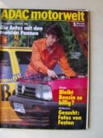 ADAC motorwelt Mai 1986 VW Scooter,Honda CRX 1.6i-16V