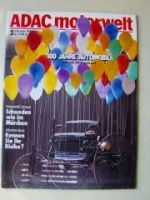 ADAC motorwelt Februar 1986 100 Jahre Automobil