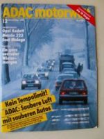 ADAC motorwelt Dezember 1985 Vergleich:Opel Kadett Mazda 323