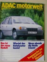 ADAC motorwelt September 1984 Opel Kadett E, Austin Mini