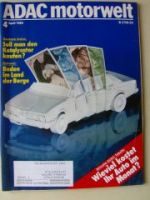 ADAC motorwelt April 1984 Peugeot 205 GTI, R25, Honda Civic