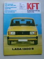KFT 7/1982 Lada 1300 S(WAS2105),Alfa Romeo, Opel Ascona C