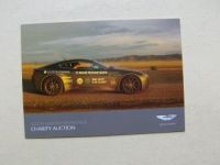 Aston Martin V8 Vantage Charity Auction Infokarte 2007