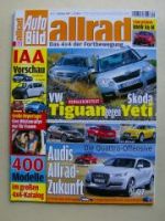 Auto Bild allrad 9/2009 BMW X6 M E71,Lamborghini LM,X5M E70