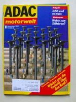 ADAC motorwelt November 1989 Peugeot 605,Fiat Uno