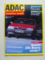 ADAC motorwelt Dezember 1987 Alfa 164,Mitsubishi Sapporo