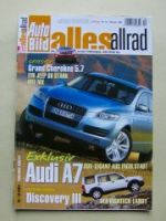 Auto Bild alles allrad 10/2004 Grand Cherokee 5.7,VW Golf 4Motio