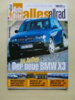 Auto Bild alles allrad 7/2003 BMW X3 E83,Outlande vs. RAV4 vs. M