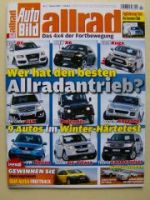 Auto Bild allrad 2/2009 Vergleich: Q5 X6 Kuga Defender GLK