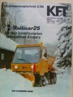KFT 2/1986 Multicar 25, Wartburg 353, Campinganhänger Aller 300