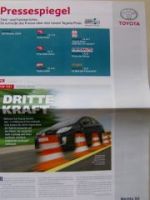 Toyota Prius Pressespiegel 2009 NEU Rarität A3 Format