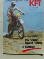 KFT 11/1989 Enduro Sport 1989 simson