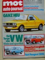 mot 3/1974 Peugeot 504L,Dauertest: VW Passat vs. Audi 80