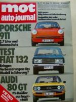 mot 17/1973 Porsche 911 2.7, Fiat 132, Audi 80GT,Renault 6